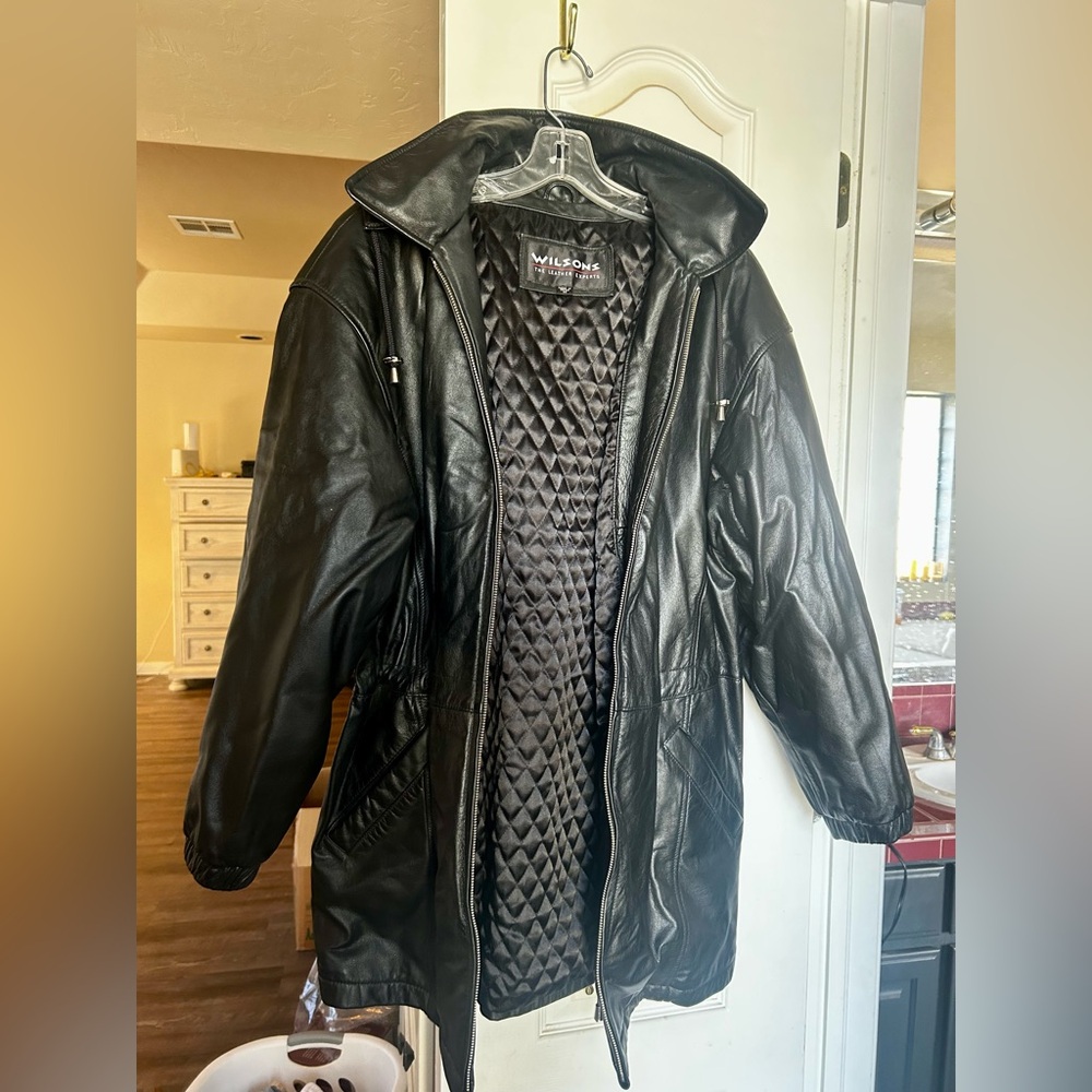 Genuine leather jacket by Wilson’s women’s size medium